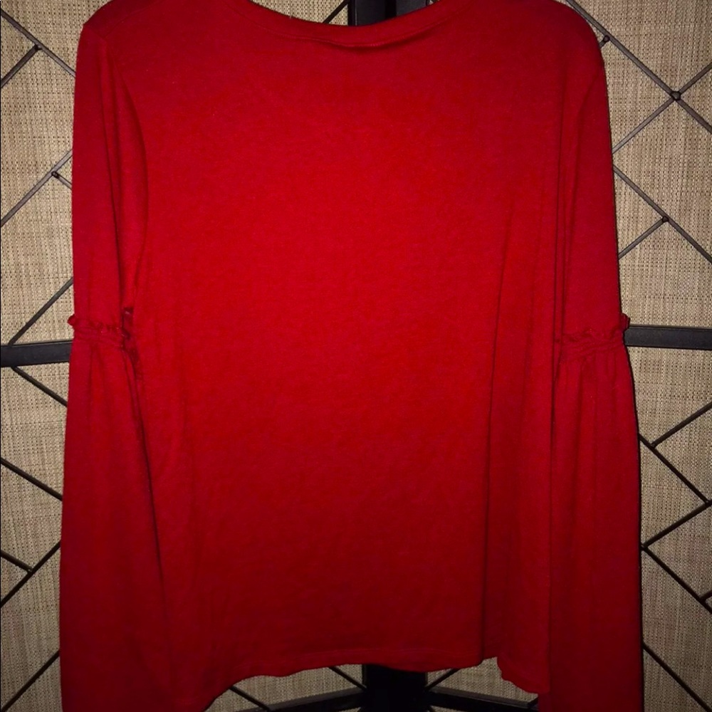GAP Red Long Sleeve Shirt